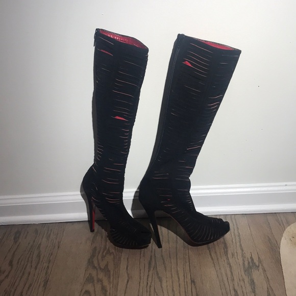 Christian Louboutin Shoes - Christian Louboutin suede black boots